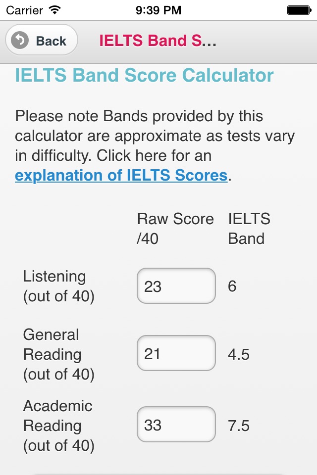 IELTS Writing Essays & Calc screenshot 2