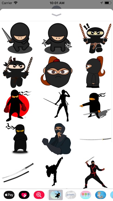 Epic Ninja Stickers screenshot 2