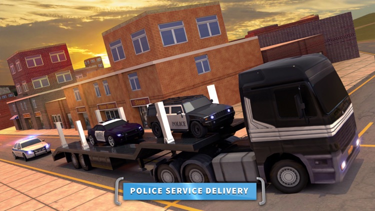 Police Car Trailer Transport
