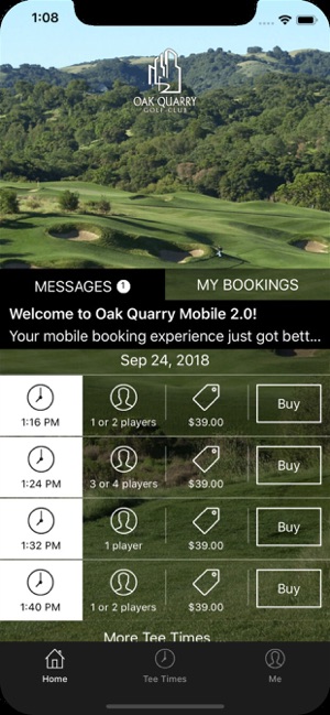 Oak Quarry Golf Club Tee Times(圖1)-速報App