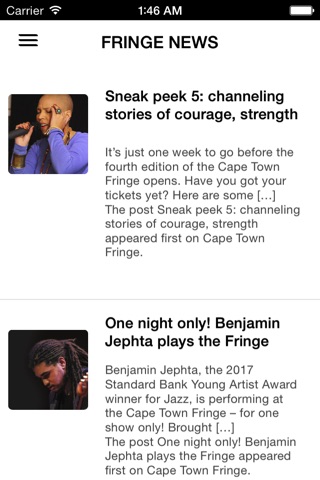 Cape Town Fringe Festival screenshot 3