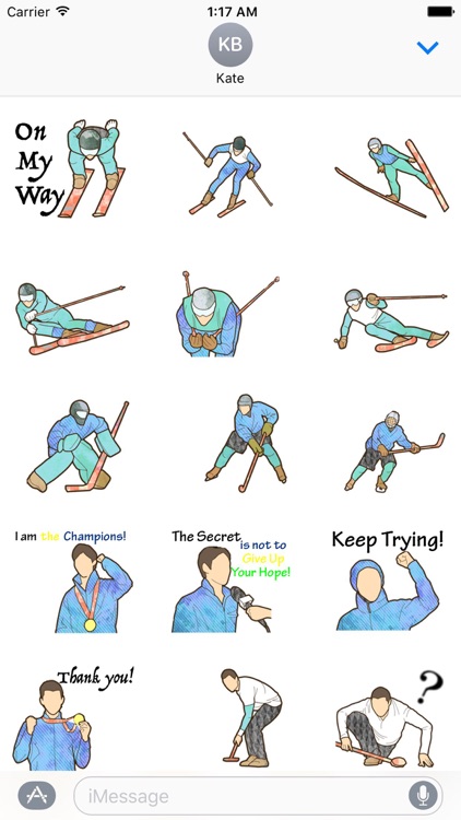 Winter Games Sportmoji Sticker