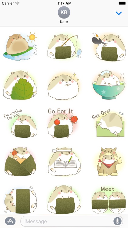 Adorable Fat Hamster Sticker