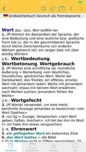 DaF Wörterbuch Deutsch-Deutsch(圖5)-速報App