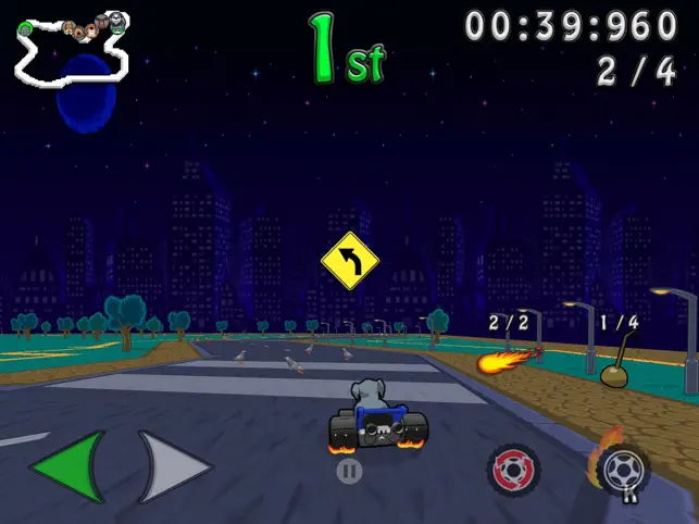 Ergreifen 4 Wacky Wheels HD Kart Racing iphone