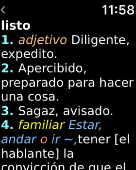 Spanish Explanatory Dictionary screenshot 12