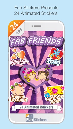 Fab Friends iSticker