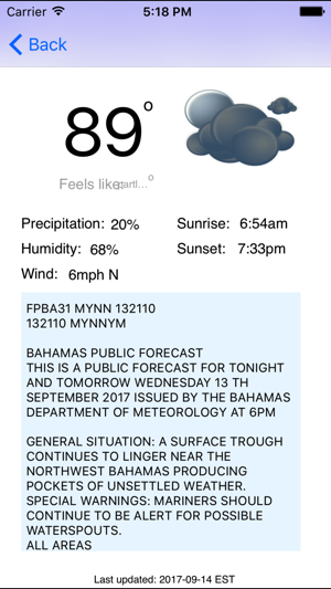 Bahamas Weather Central(圖2)-速報App