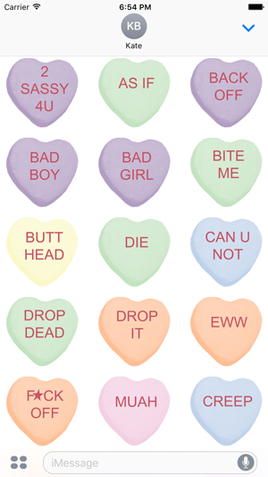 Candy Hearts 2 Stickers(圖2)-速報App