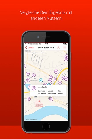 Vodafone SpeedTest screenshot 3