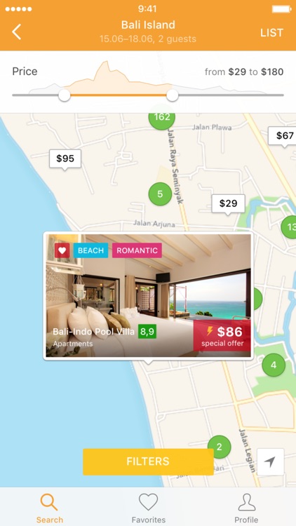 Сheap holiday accommodation — Apartments screenshot-4