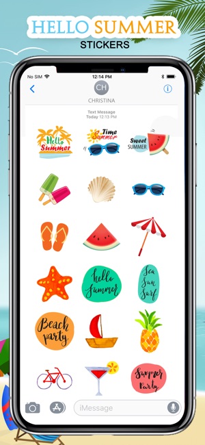 Hello Summer Stickers!(圖3)-速報App