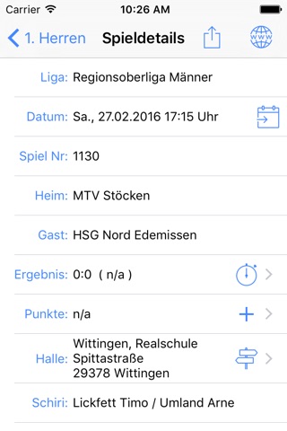 HSG Nord Edemissen screenshot 3