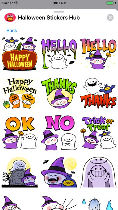 Halloween Stickers Hub screenshot 2