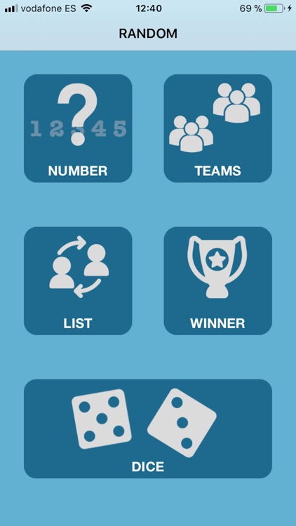 Number generator random - dice