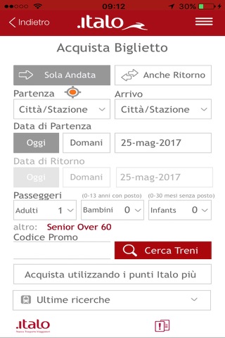 Italo Treno: treni e biglietti screenshot 2