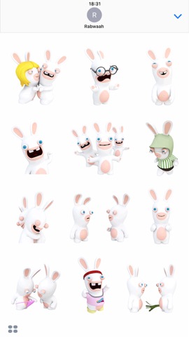 Rabbids Stickersのおすすめ画像3