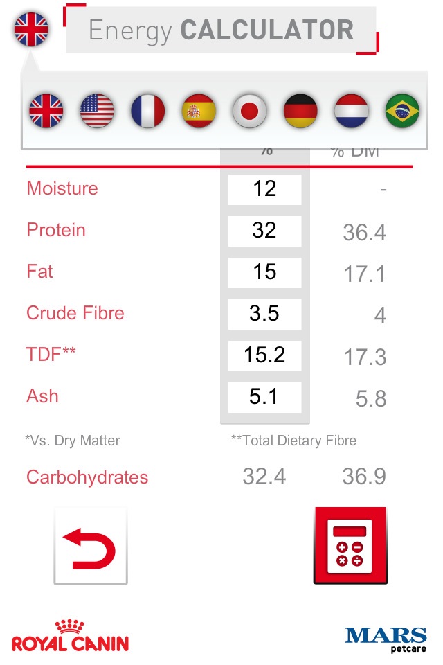 Energy Calculator (Cat & Dog) screenshot 3