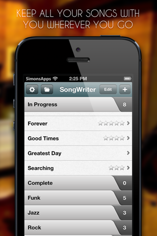Song-Writer: Write Note Lyrics - náhled