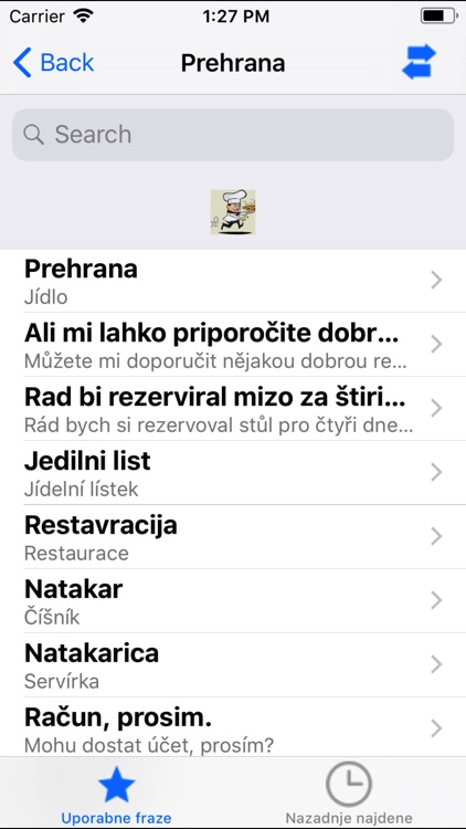 Useful Czech Slovenian phrases screenshot-3