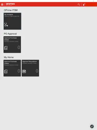Captura de tela 1 Aramex SAP Fiori app iphone