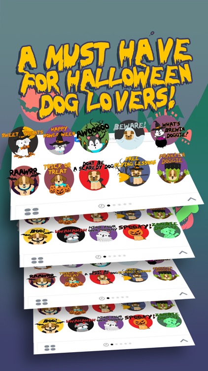 Halloween DogMOJI Stickers