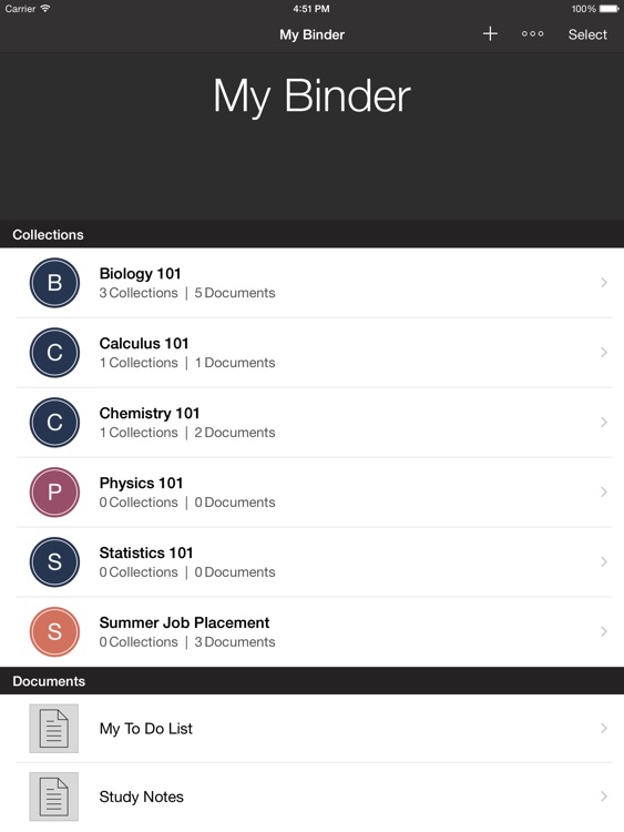 D2L Binder