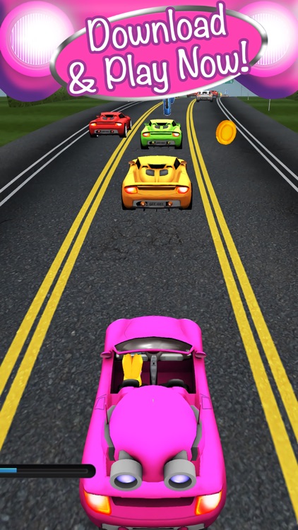 3D Fun Girly Car Racing