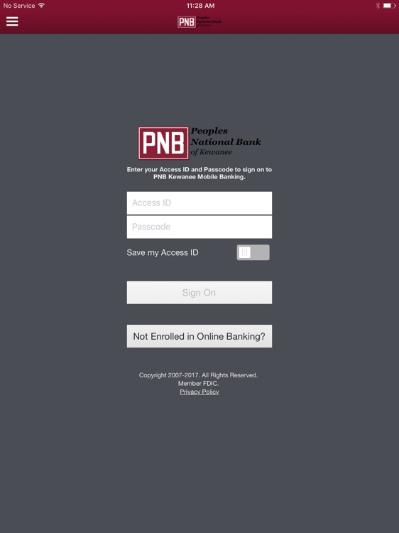 Peoples National Bank of Kewanee for iPad