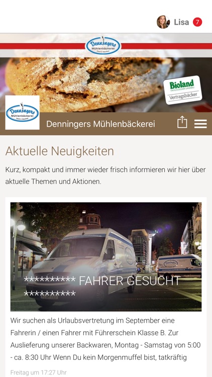 Denningers Mühlenbäckerei