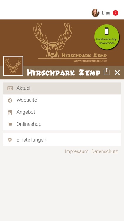 Hirschpark Zemp