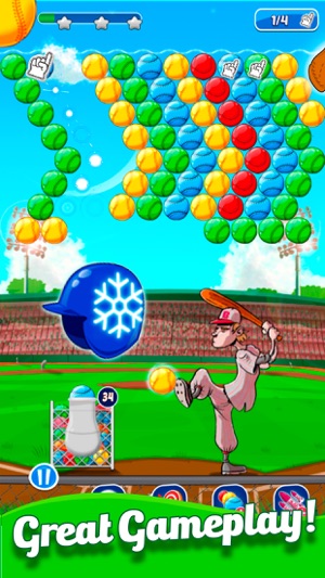 Baseball Bubble Shooter(圖7)-速報App