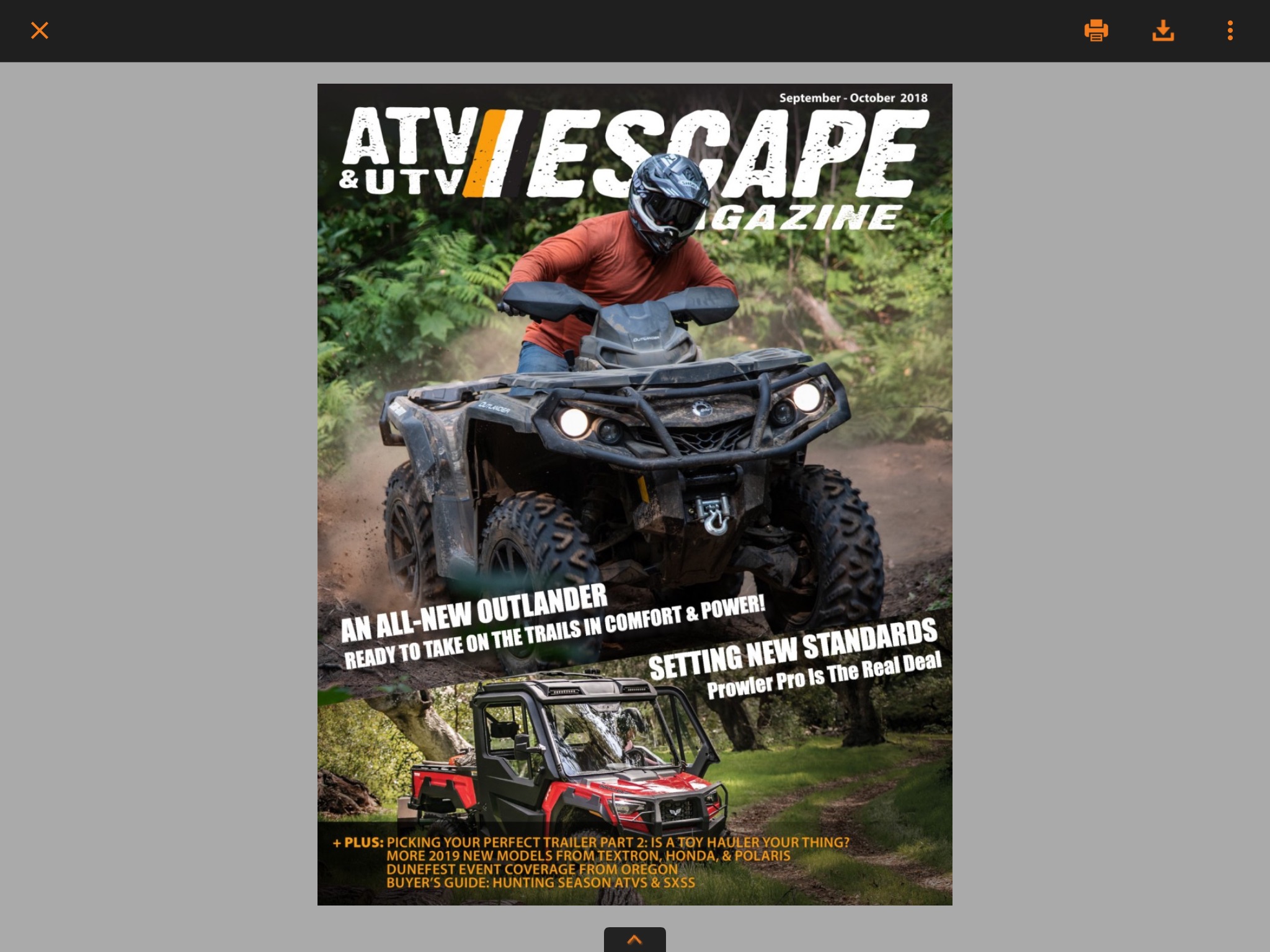 ATV&UTV ESCAPE Magazine screenshot 2
