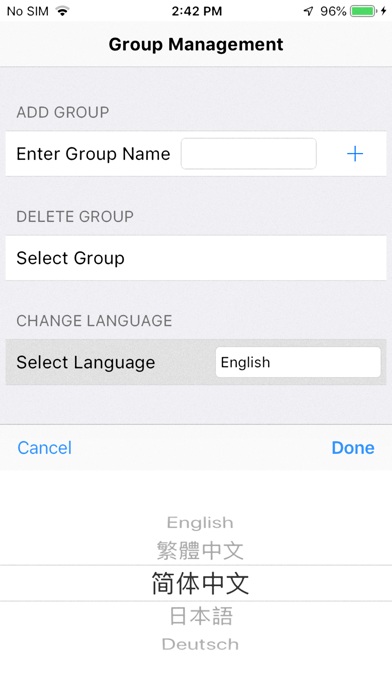 Group Up contact list screenshot 2