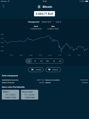 Mighty Market cryptocurrencies screenshot 2