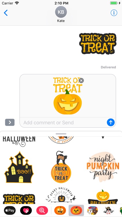 Happy Halloween Spooky Sticker