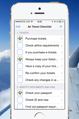 Air Travel Checklist screenshot 2