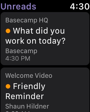 Basecamp 3 Screenshot