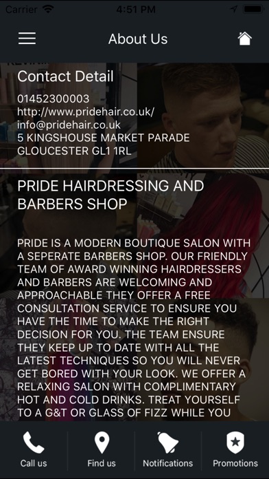 Pride Hairdressing & Barbers screenshot 2