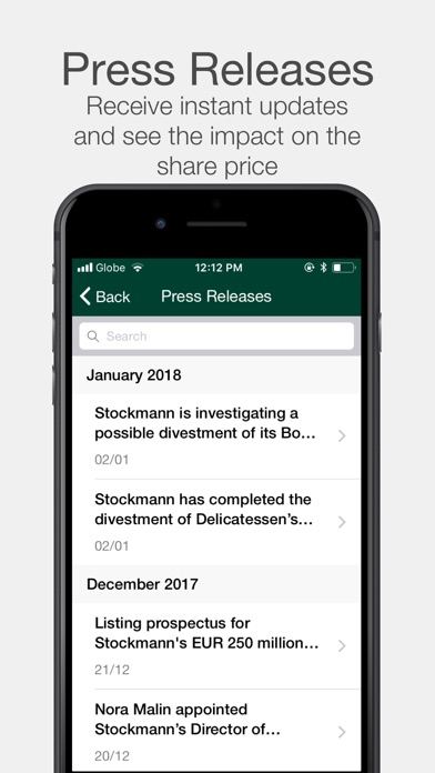 Stockmann Investor Relations screenshot 4