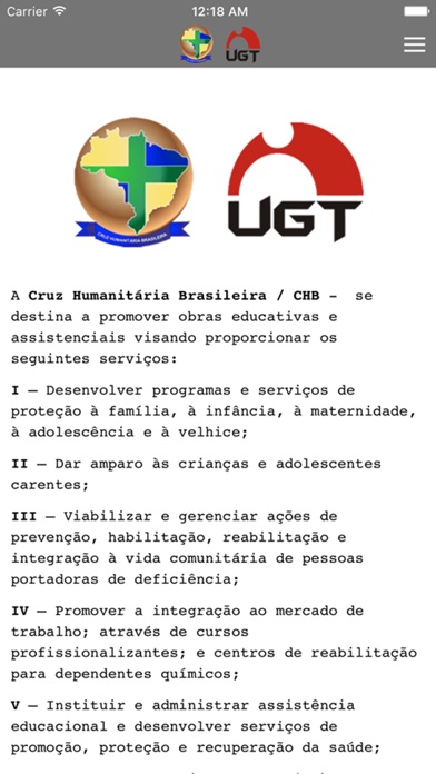 Cruz Humanitária Brasileira screenshot 3