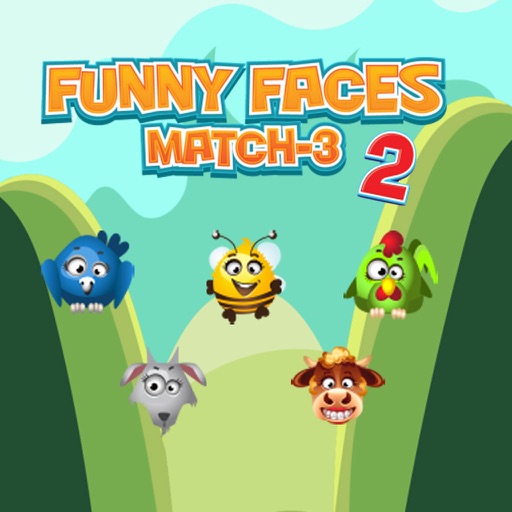 Animal Funny Face pair Touch 2 - Fun Games Icon