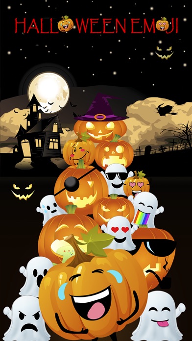 Fun Halloween Pumpkin Sticker screenshot 3