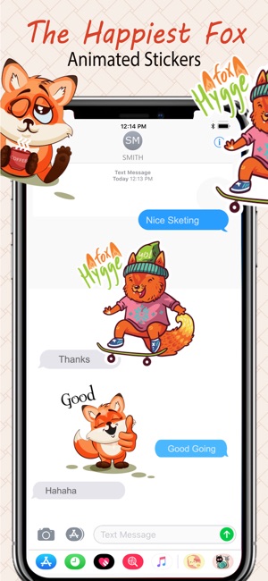 Cute Fox Stickers(圖5)-速報App