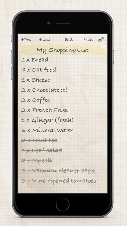 Shopping List - Grocery List