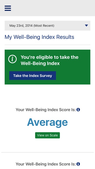 My Well-Being Index screenshot 4