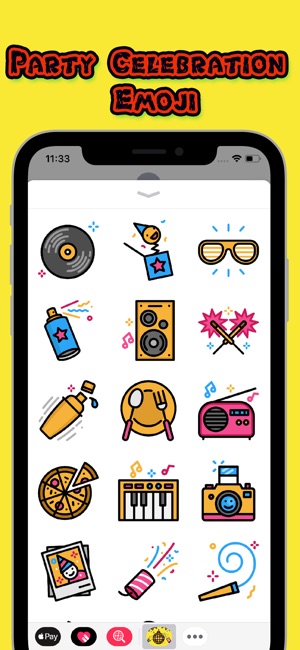 Party Celebration Emoji(圖3)-速報App