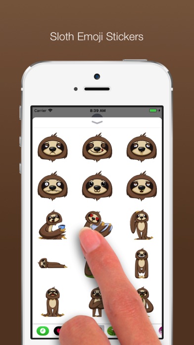 Sloth Emoji's Stickers screenshot 3