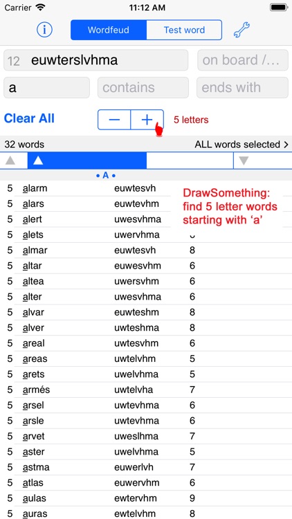Svenska Words Finder Wordfeud screenshot-3
