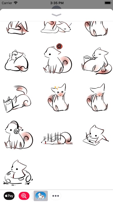 Lonely Fox Animated Stickers screenshot 2